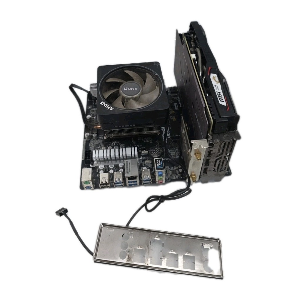 2х 8GB DDR4 MSI NVIDIA GeForce GTX 1660 SUPER GAMING ASRock AB350M Ryzen